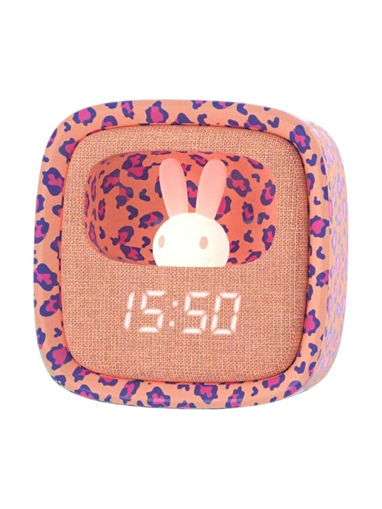 Светильник-часы Billy Clock Pink Leopard MOB | Фото 1