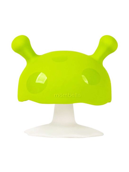 Прорезыватель Грибочек, силиконовый, зелёный Mombella | Фото 1