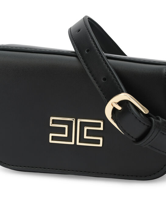 Сумка с золотым лого Elisabetta Franchi | Фото 4