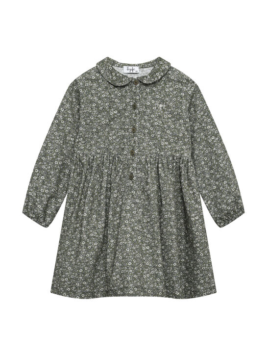 Платье с цветочным принтом IL Gufo | Фото 1