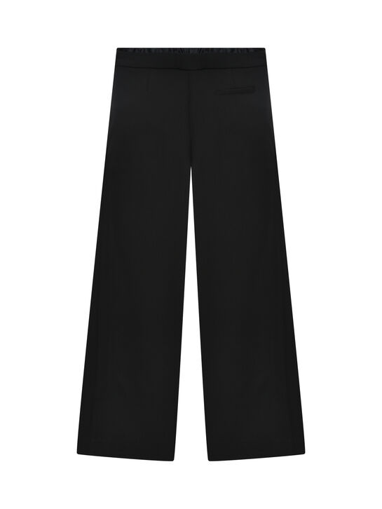 Брюки широкие, черные Ermanno Scervino | Фото 2