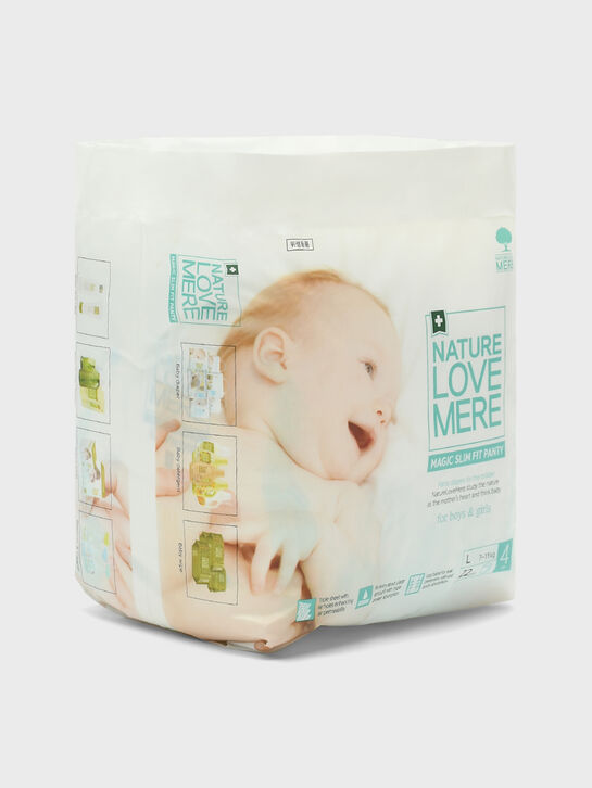 Подгузники-трусики ультратонкие MAGIC SLIM L 7-11 кг, 22 шт NATURE LOVE MERE | Фото 2