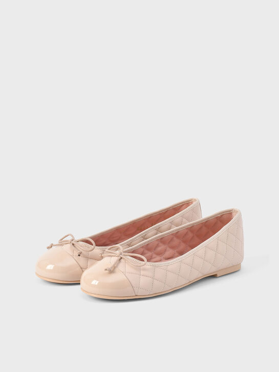 Балетки стеганые, розовые Pretty Ballerinas | Фото 2