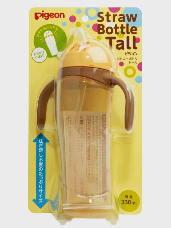 Поильник высокий с трубочкой, 330 мл Pigeon | Фото 6