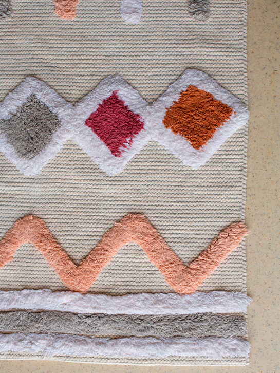 Хлопковый ковер Lillaland Dreams of Geometry 80х230 см  | Фото 4