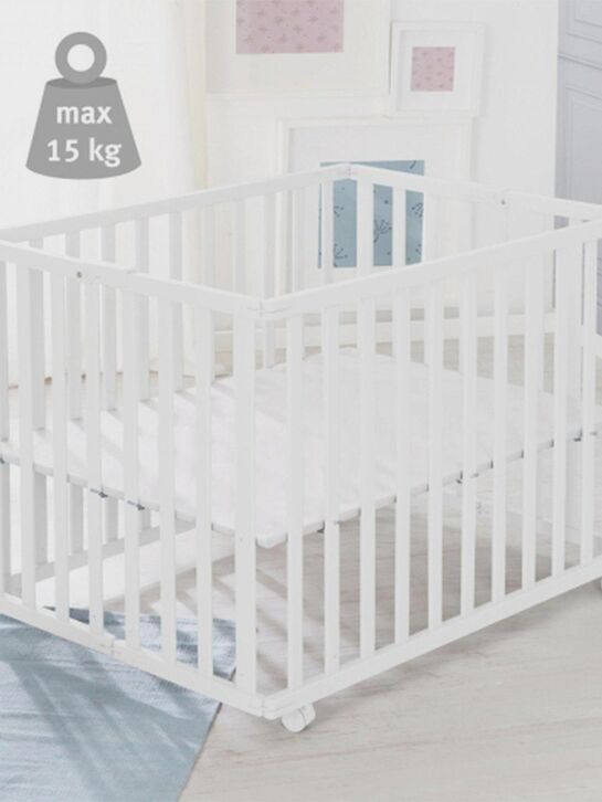 Манеж детский складной Foldable playpen белый, 74 х 100 см Roba | Фото 4