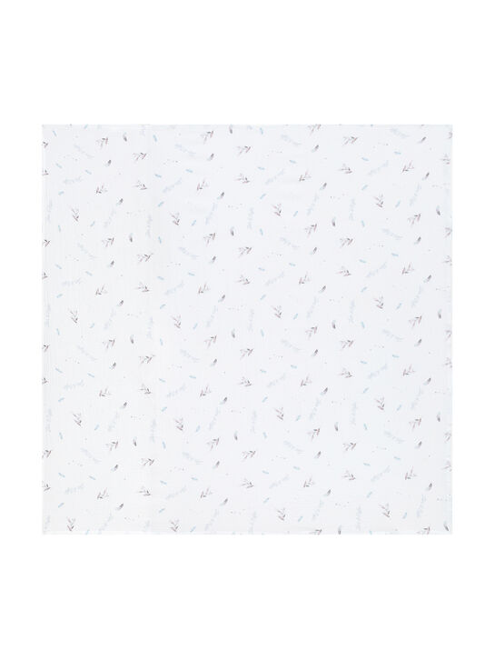 Комплект из 3 пеленок с принтом совы, 120х120 см Jan&Sofie | Фото 3