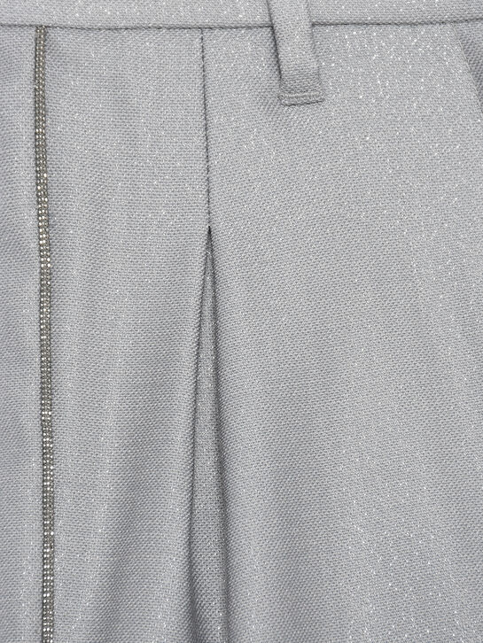 Бермуды из смесовой шерсти, серые Brunello Cucinelli | Фото 4