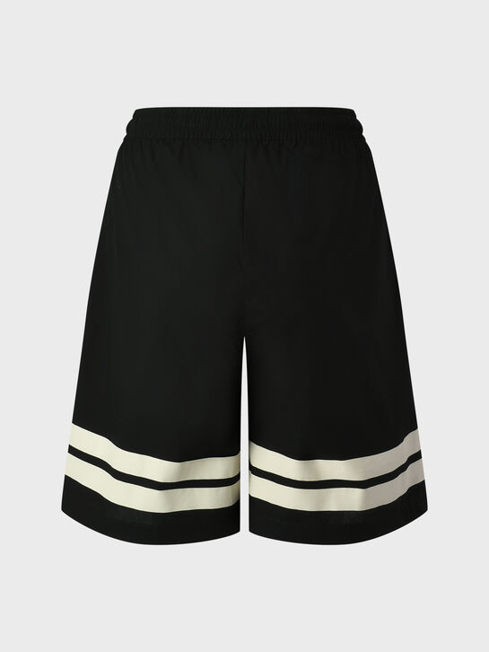 Бермуды спортивные, черные Barrow | Фото 2