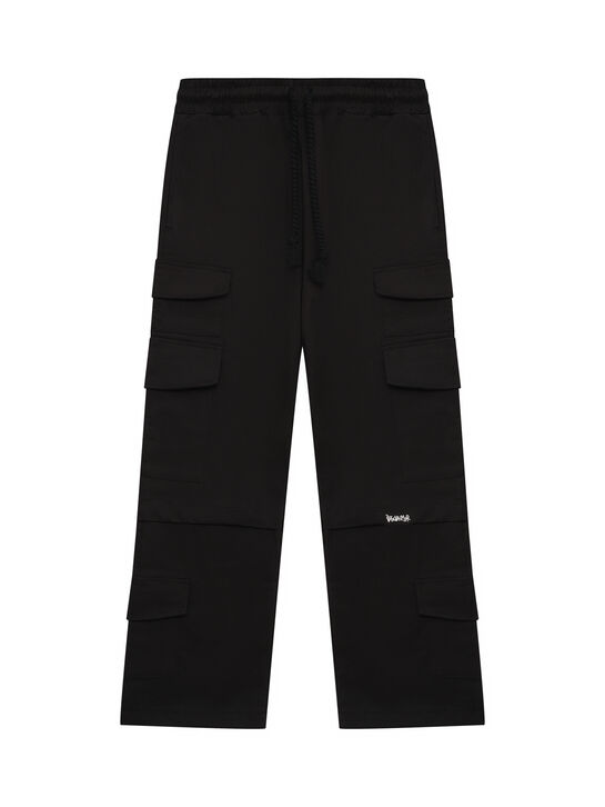 Брюки-карго, черные Disclaimer | Фото 1