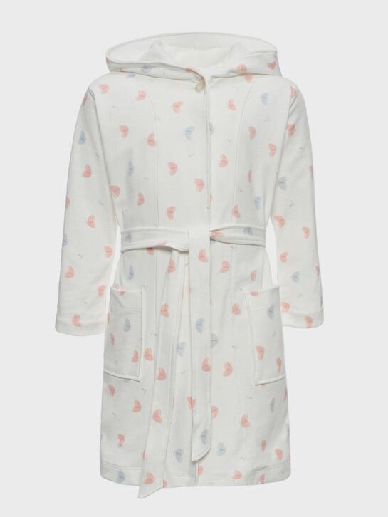 Халат с принтом &quot;бабочки&quot; Sanetta | Фото 1