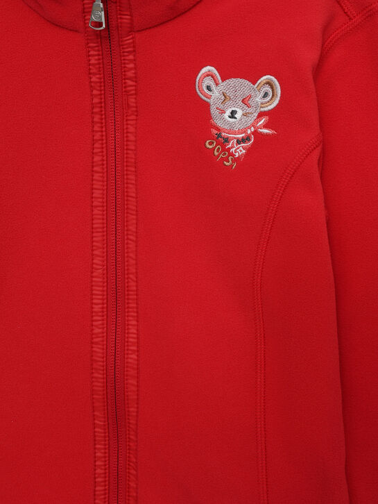 Кофта из флиса с вышивкой Poivre Blanc | Фото 3