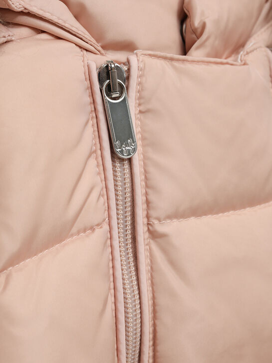 Комбинезон с меховой отделкой, розовый IL Gufo | Фото 4