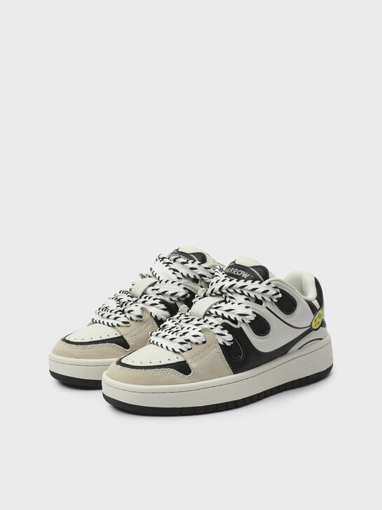 Кеды на крупной шнуровке, белые Barrow | Фото 2