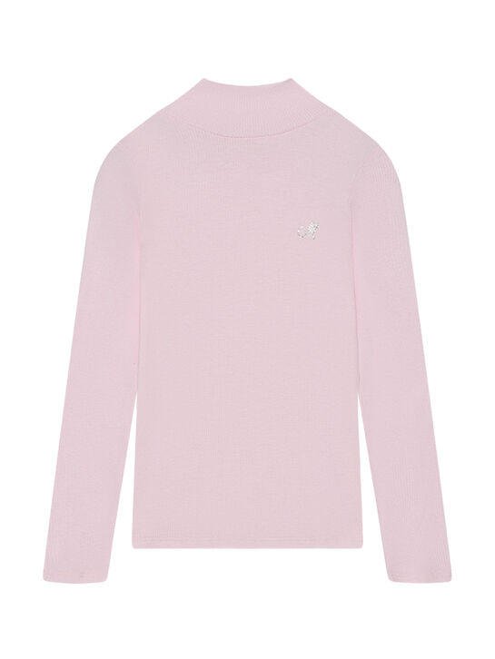 Водолазка в рубчик Monnalisa | Фото 1