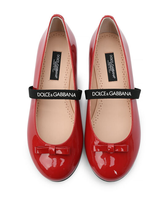 Туфли лакированные с бантиком Dolce&Gabbana | Фото 4