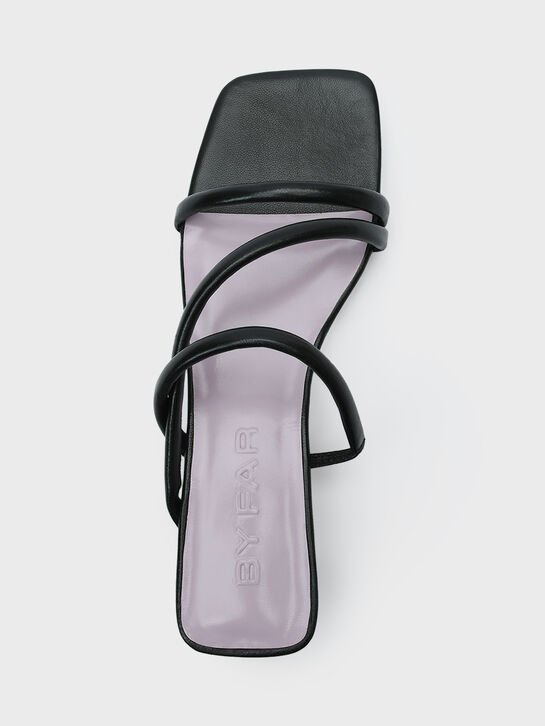 Босоножки Morena с ремешками, черные By Far | Фото 4