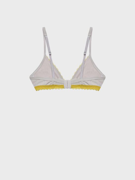 Бюстгальтер с желтой кружевной тесьмой Sanetta | Фото 2