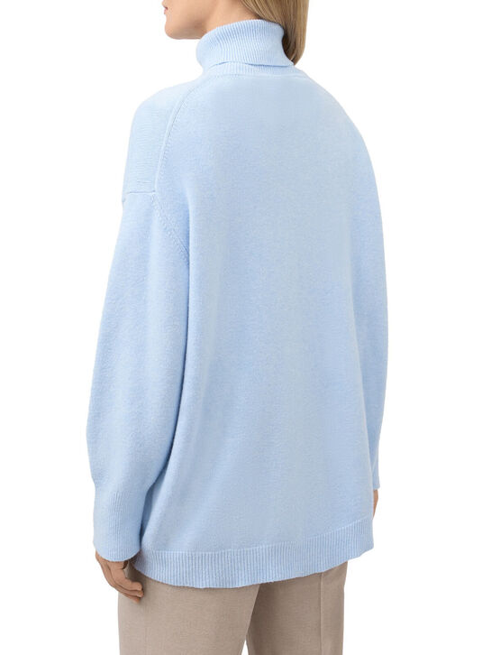 Базовый свитер, голубой Pietro Brunelli | Фото 5
