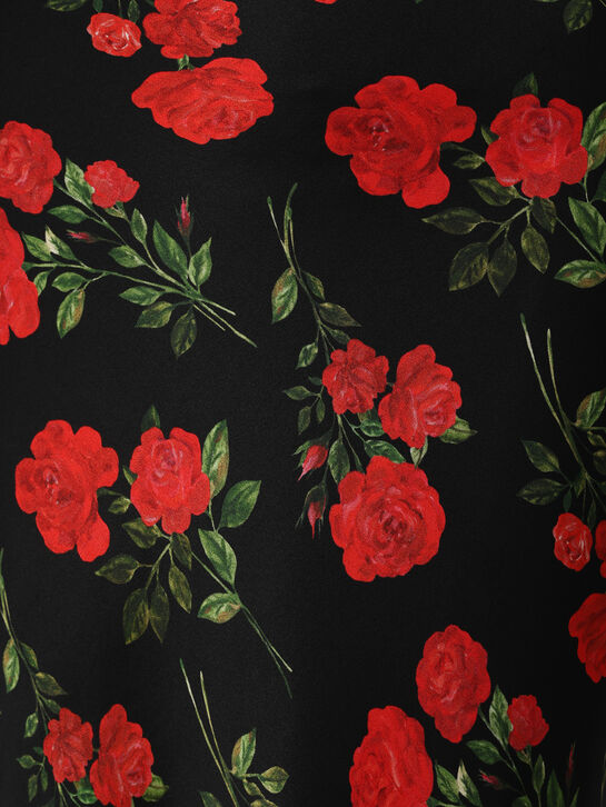 Платье макси из атласа Roses & Lace | Фото 9