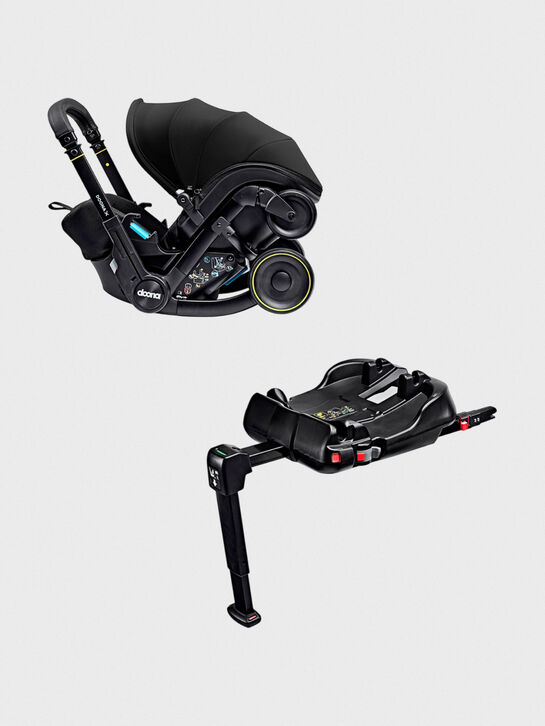 Коляска-автокресло Doоna X Nitro Black в комплекте с базой ISOFIX Doona | Фото 1