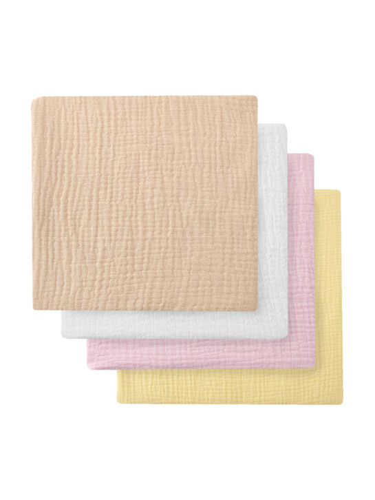 Пеленки-мини из муслина 60x60см, 4 шт Jan&Sofie | Фото 1