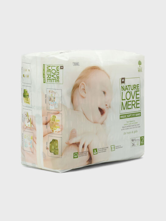 Подгузники супер мягкие MAGIC Soft S 3-6 кг, 26 шт NATURE LOVE MERE | Фото 2