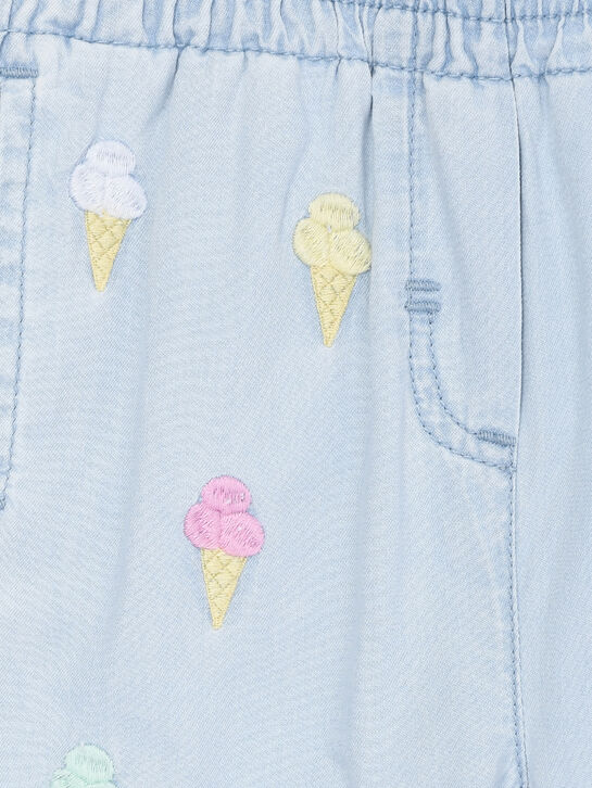 Джинсы с вышивкой &quot;мороженое&quot; Stella McCartney | Фото 3