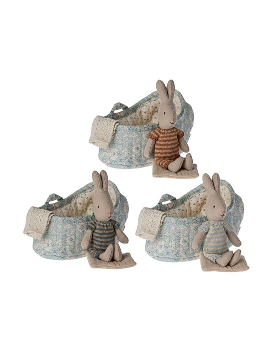 Игрушка Кролик в микрокроватке-переноске Maileg | Фото 2