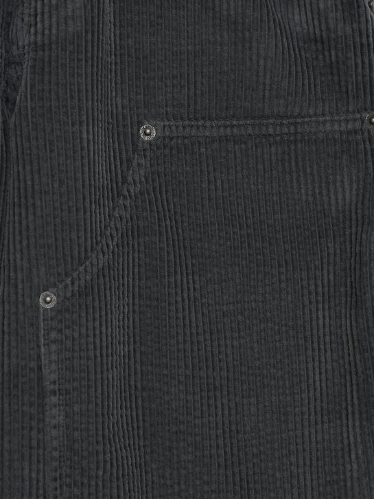 Брюки вельветовые, темно-серые MSGM | Фото 3