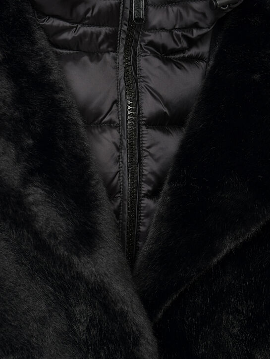 Шуба с капюшоном Bomboogie | Фото 6