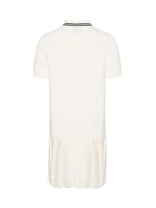 Платье-поло, белое KengLabel | Фото 6
