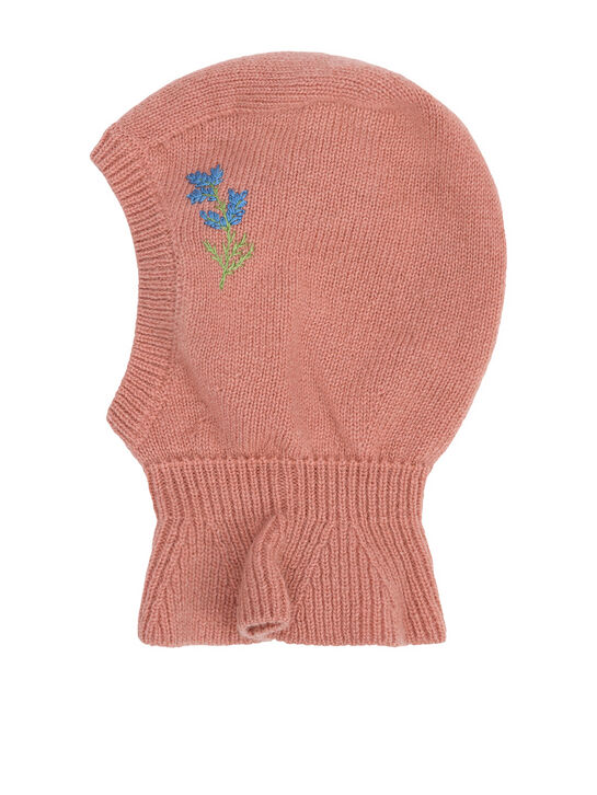 Шапка-шлем с вышивкой Born to Bloom | Фото 1