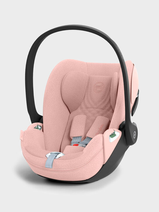 Коляска 3 в 1 Priam IV Rosegold цвет Peach Pink в комплекте со спальным блоком Lux Carry Cot , креслом Cloud T и Базой isofix CYBEX | Фото 10