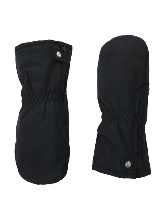 Варежки непромокаемые с молнией, черные Poivre Blanc | Фото 2