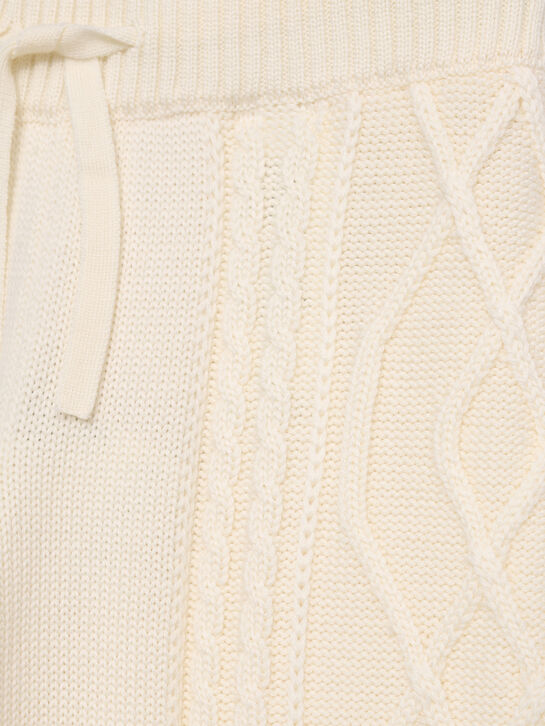 Брюки вязка ромбы и косы Eleventy | Фото 4