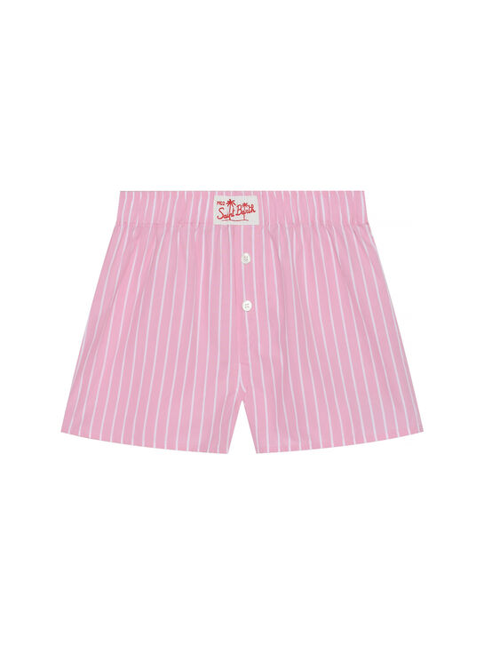 Шорты в полоску, пижамный стиль Saint Barth | Фото 1