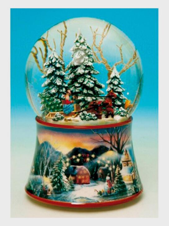 Снежный шар &quot;Зимний лес&quot; Musicboxworld | Фото 2