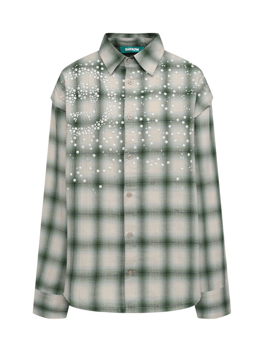Рубашка из поплина в клетку Barrow | Фото 1