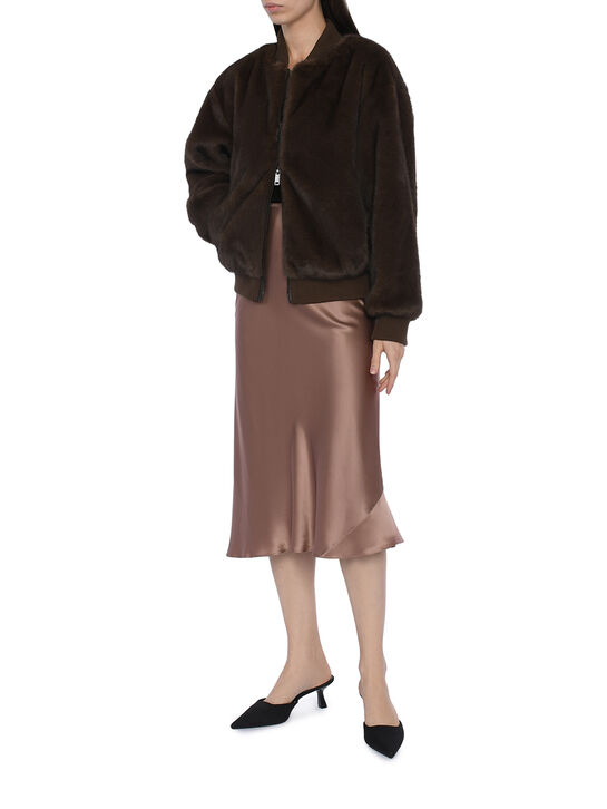 Юбка шелковая, бронзовая Dorothee Schumacher | Фото 2