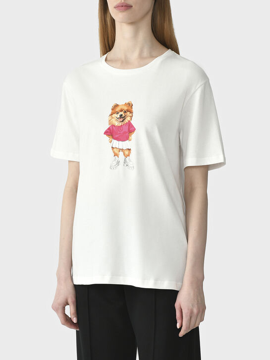Футболка с принтом &quot;Шпиц&quot; Flashin | Фото 3
