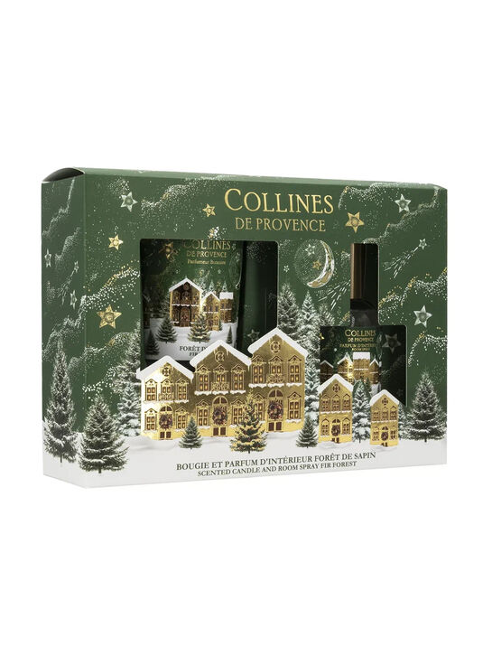 Набор подарочный Fir forest спрей 50 мл и свеча 75 г COLLINES DE PROVENCE | Фото 1