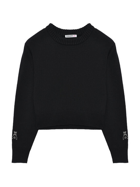 Джемпер с лого на спине, черный Patrizia Pepe | Фото 1