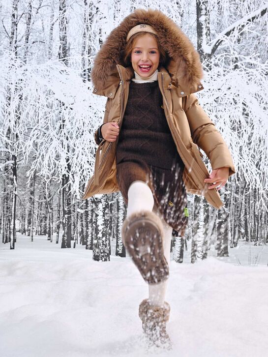 Джемпер вязаный, коричневый Barrow | Фото 4