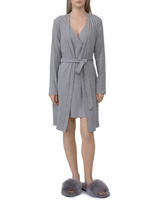 Комплект халат + ночная сорочка, серый Dan Maralex | Фото 2