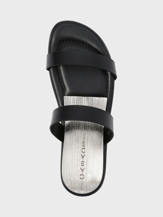 Сандалии Zep Blade, черные Casadei | Фото 4