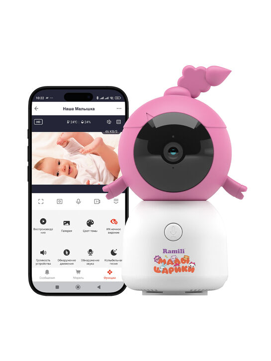 Видеоняня Baby Нюша, с креплением Ramili | Фото 1
