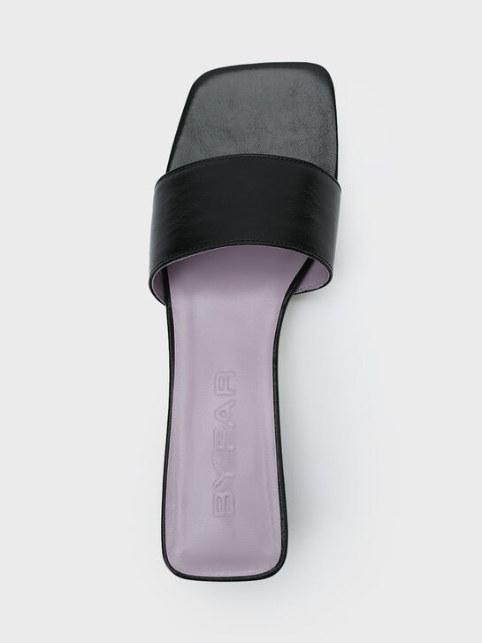 Мюли на каблуке, черные By Far | Фото 4