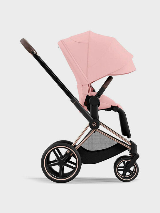 Коляска 2 в 1 Priam IV Rosegold цвет Peach Pink в комплекте со спальным блоком Lux Carry Cot и креслом Cloud T CYBEX | Фото 5