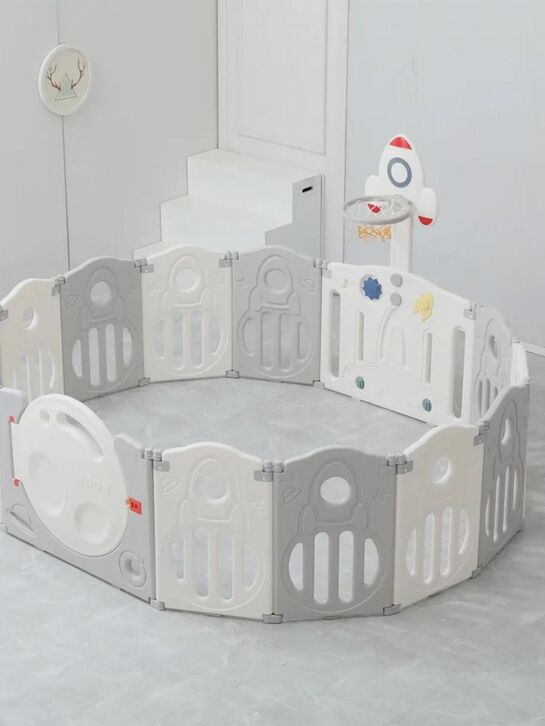 Манеж Kids SUPREME Space grey, 200x240 UNIX Kids | Фото 3